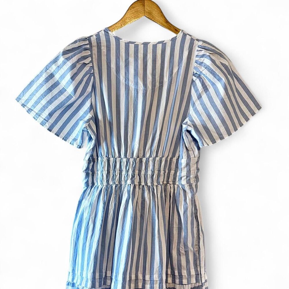 Anthropologie Women's Blue and White Summer-dresses - Picture 4 of 7